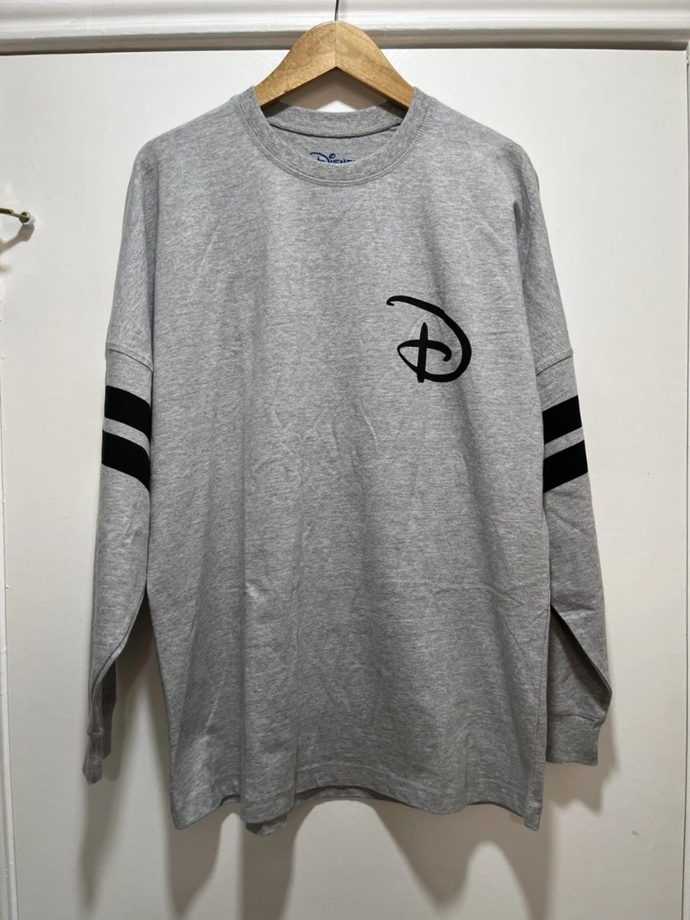 Gray Disney Mickey Mouse long sleeve shirt Size 4/6 Small NWOT Unisex